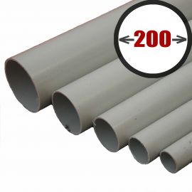 PVC Pipes 200 mm 4PN, 3 m code 35053