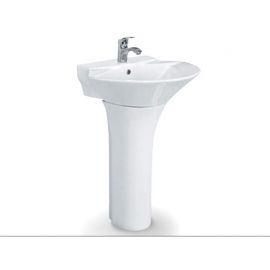 Ceramic washbasin with pedestal YLP-5058 3599