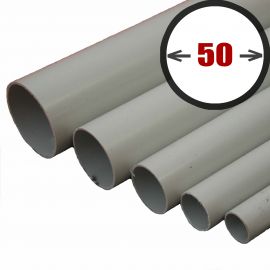 PVC Pipes 50 mm 10PN, 6 m code 35008