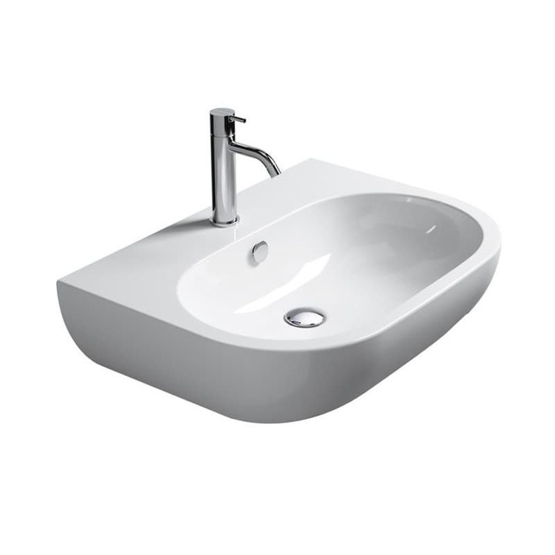 Ceramic wall-hung washbasin without pedestal 165SF00 Spera New 30158