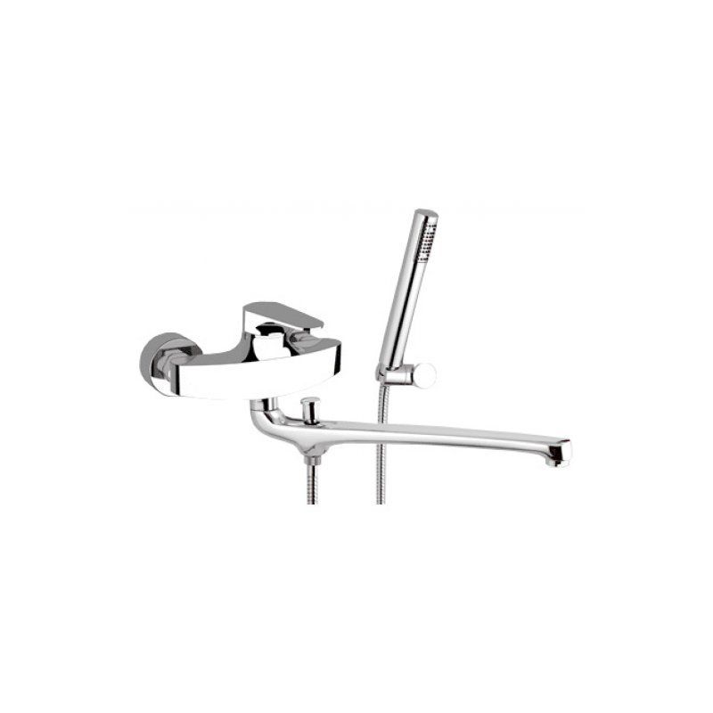 Bathroom shower mixer with shower, chrome plated Daniel  31361