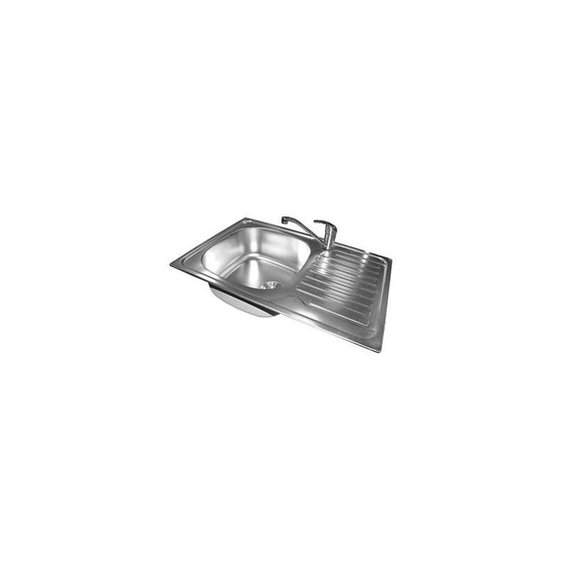 Stainless steel sink with siphon 7850 30474