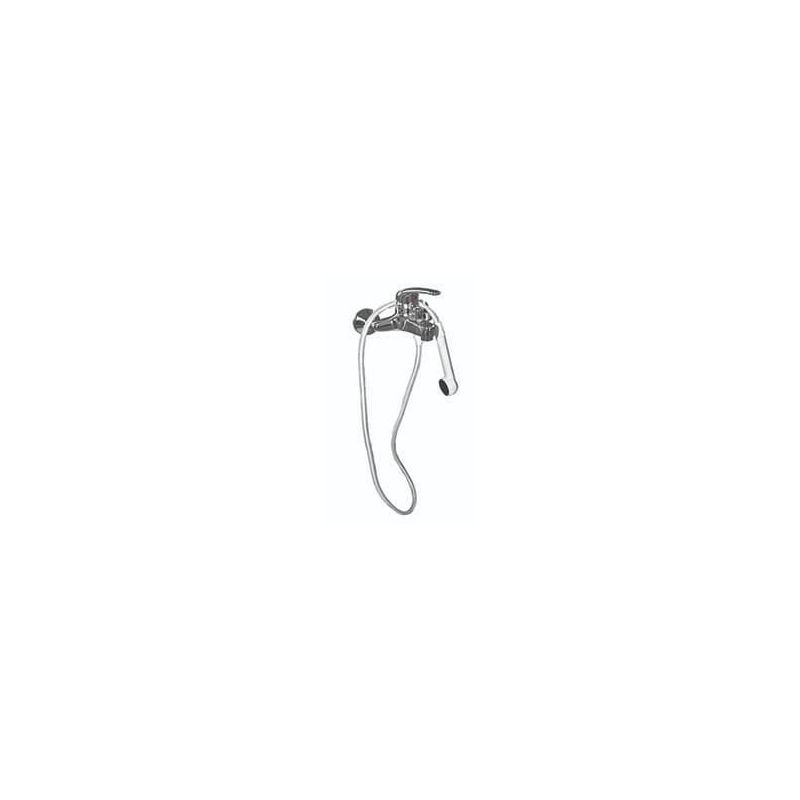 Bathroom shower mixer with shower, chrome plated Pireo 850420 30254