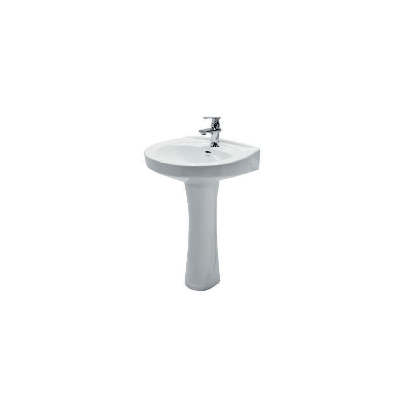 Ceramic washbasin with pedestal HDLP3/P303 30536