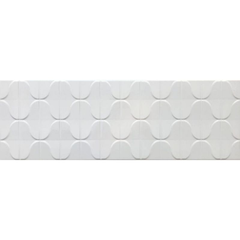 Սալիկ պատի Curve White Brillo 20x60