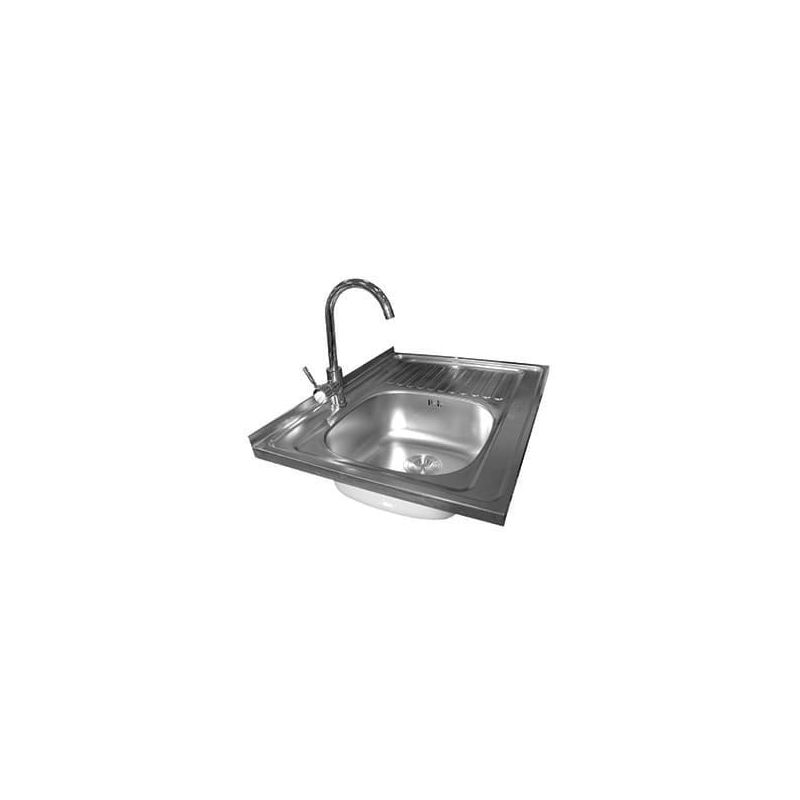 Stainless steel sink with siphon OU002 30473