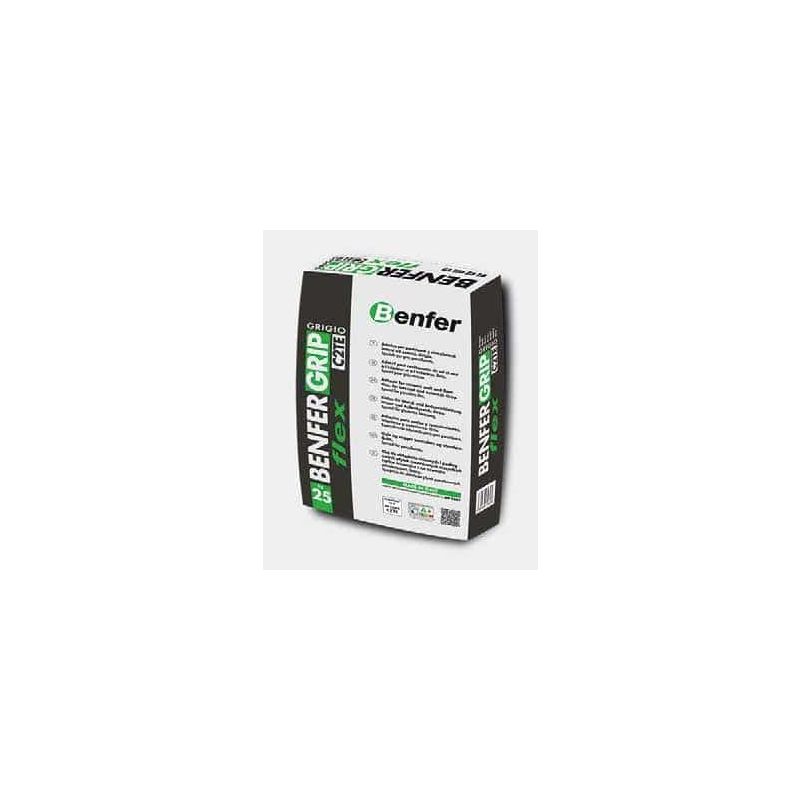 Клей для плитки 25кг Benfergrip C2TE Grigio