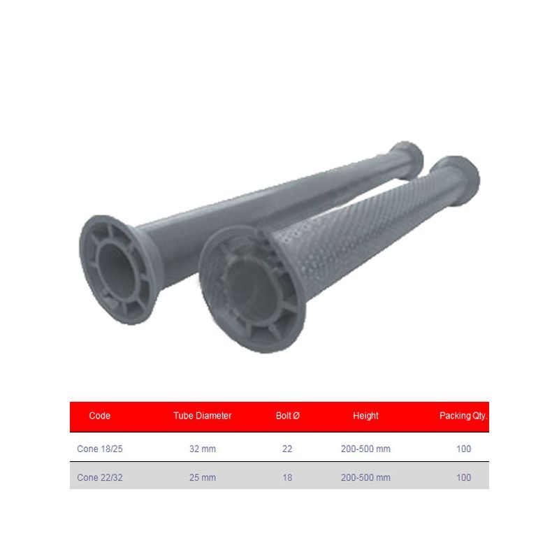 Sleeve And Cone For Ø16,18 & 25mm Bolts Cone18/25 / Cone22/32